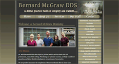 Desktop Screenshot of bernardmcgrawdds.com